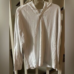 Calvin Klein Jeans hoodie white hooded sweatshirt medium